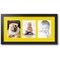 ArtToFrames Collage Photo Picture Frame with 3 - 6x8 inch Openings, Framed in Black with Over 62 Mat Color Options and Plexi Glass (CSM-3926-782)